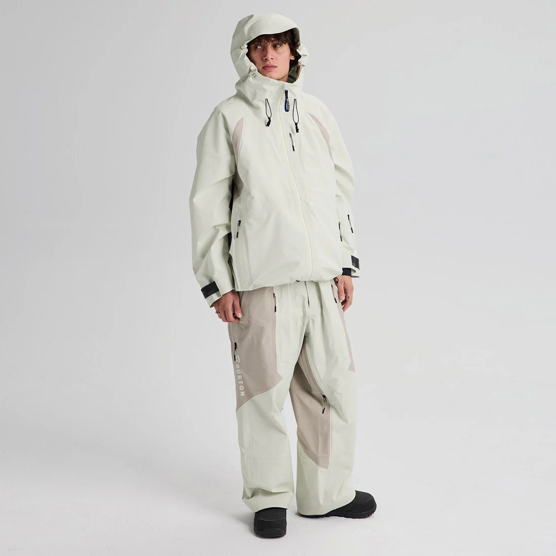 BURTON Analog AG Gore-Tex 3L Hardpack Jacket 2026 - Bone White/Stone Grey - Image 11