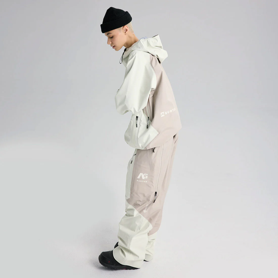 BURTON Analog AG Gore-Tex 3L Hardpack Jacket 2026 - Bone White/Stone Grey - Image 12