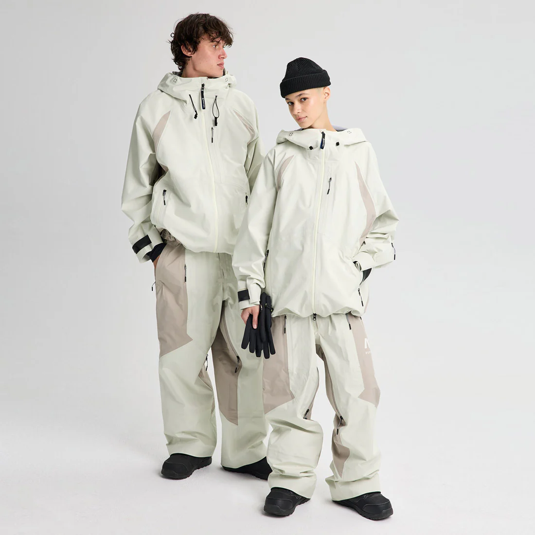 BURTON Analog AG Gore-Tex 3L Hardpack Jacket 2026 - Bone White/Stone Grey - Image 7