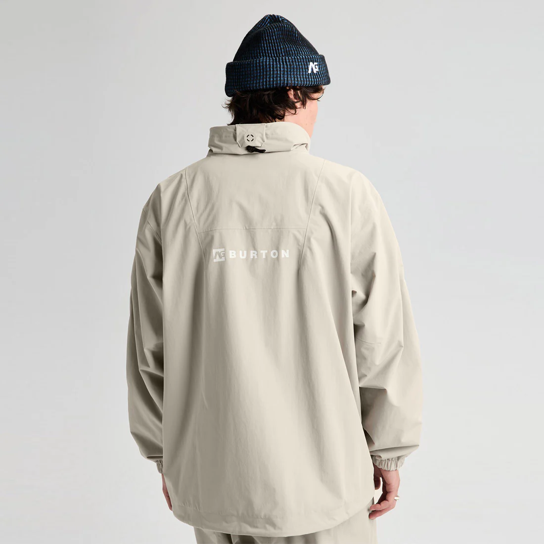 BURTON Analog AG Offspin Anorak Jacket 2026 - Stone Grey - Image 3