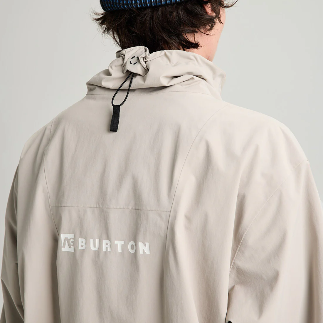 BURTON Analog AG Offspin Anorak Jacket 2026 - Stone Grey - Image 8