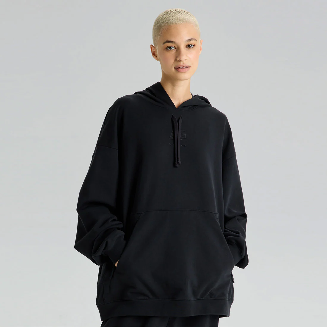 BURTON Analog AG Outfall Pullover Hood 2026 - True Black - Image 3