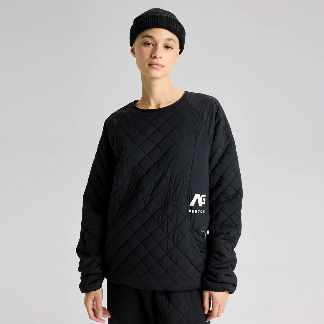 BURTON Analog AG Pinball Insulated Pullover Crew 2026 - True Black - Image 2