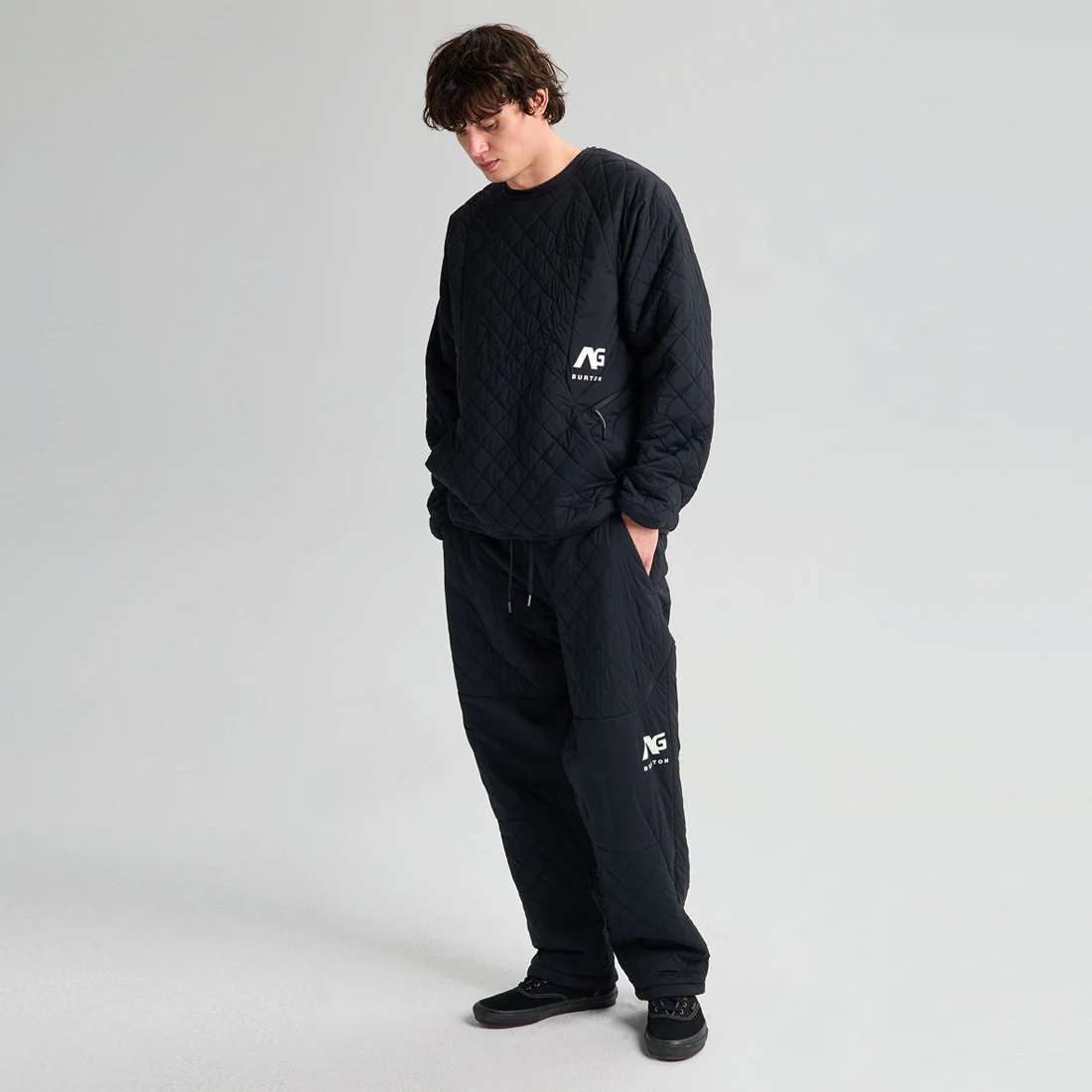 BURTON Analog AG Pinball Insulated Pullover Crew 2026 - True Black - Image 5