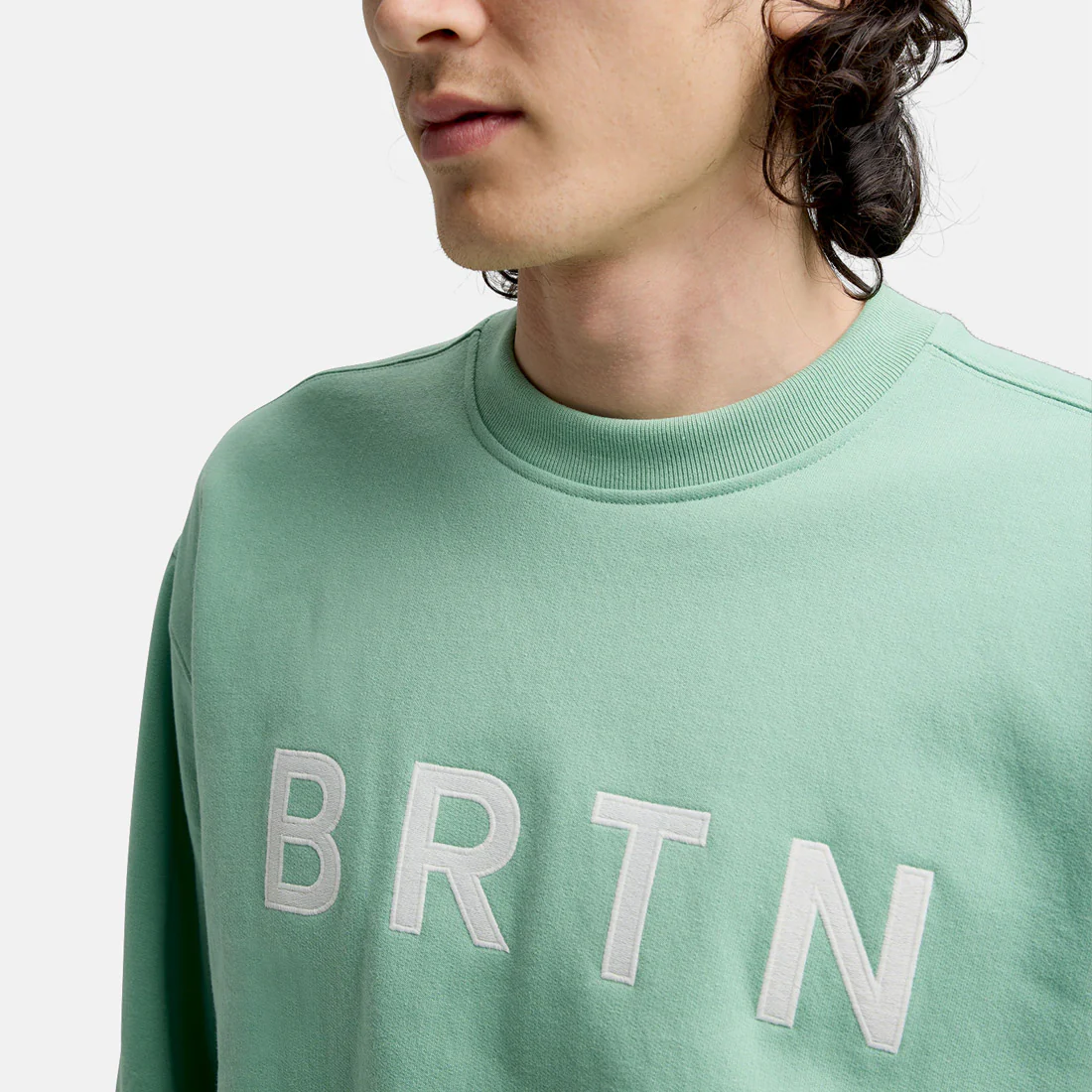BURTON BRTN Crew - Soft Sage - Image 4