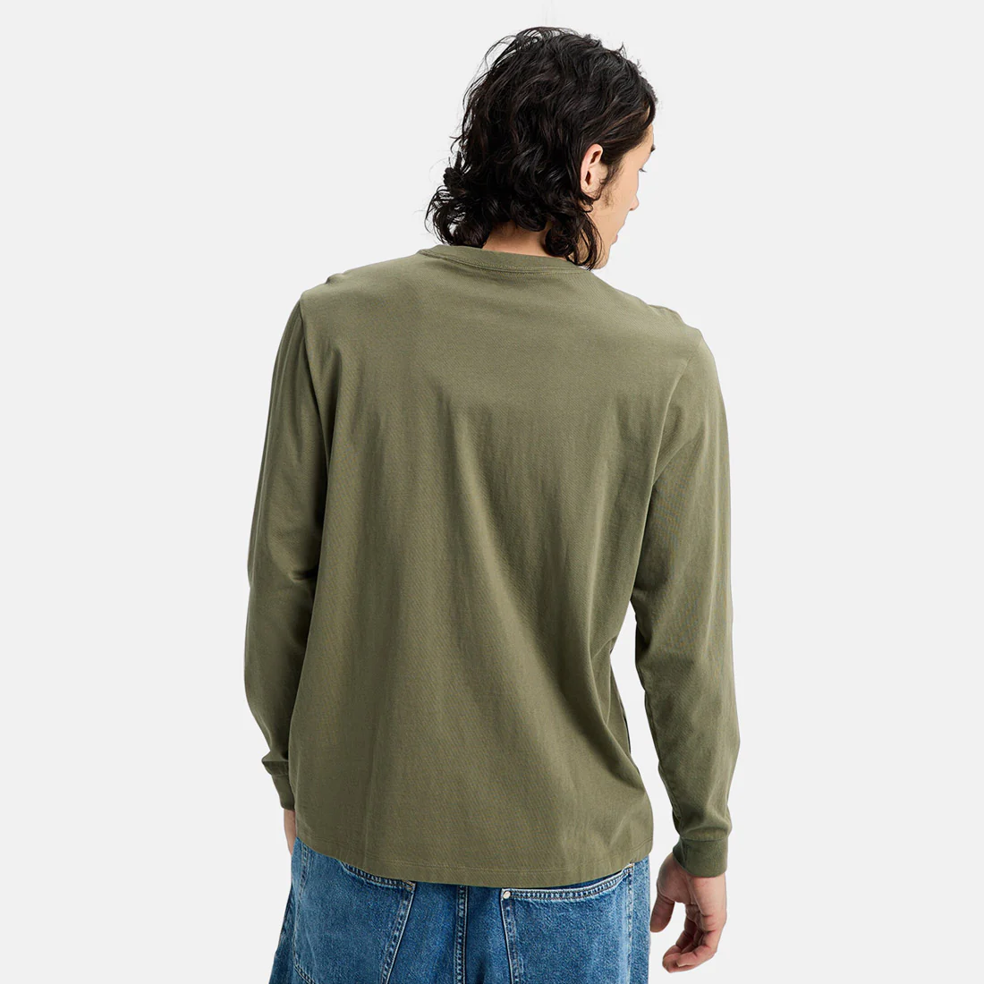 BURTON BRTN Long Sleeve Tee - Forest Moss - Image 3