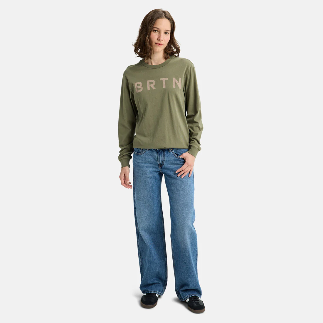 BURTON BRTN Long Sleeve Tee - Forest Moss - Image 6