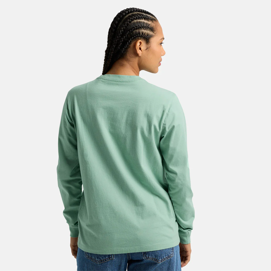 BURTON BRTN Long Sleeve Tee - Soft Sage - Image 4