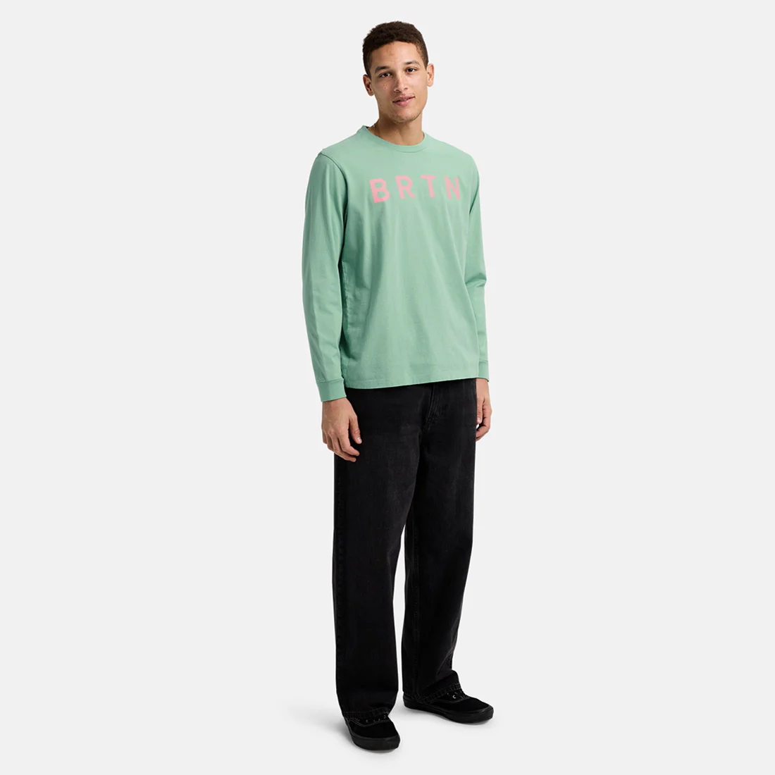 BURTON BRTN Long Sleeve Tee - Soft Sage - Image 5