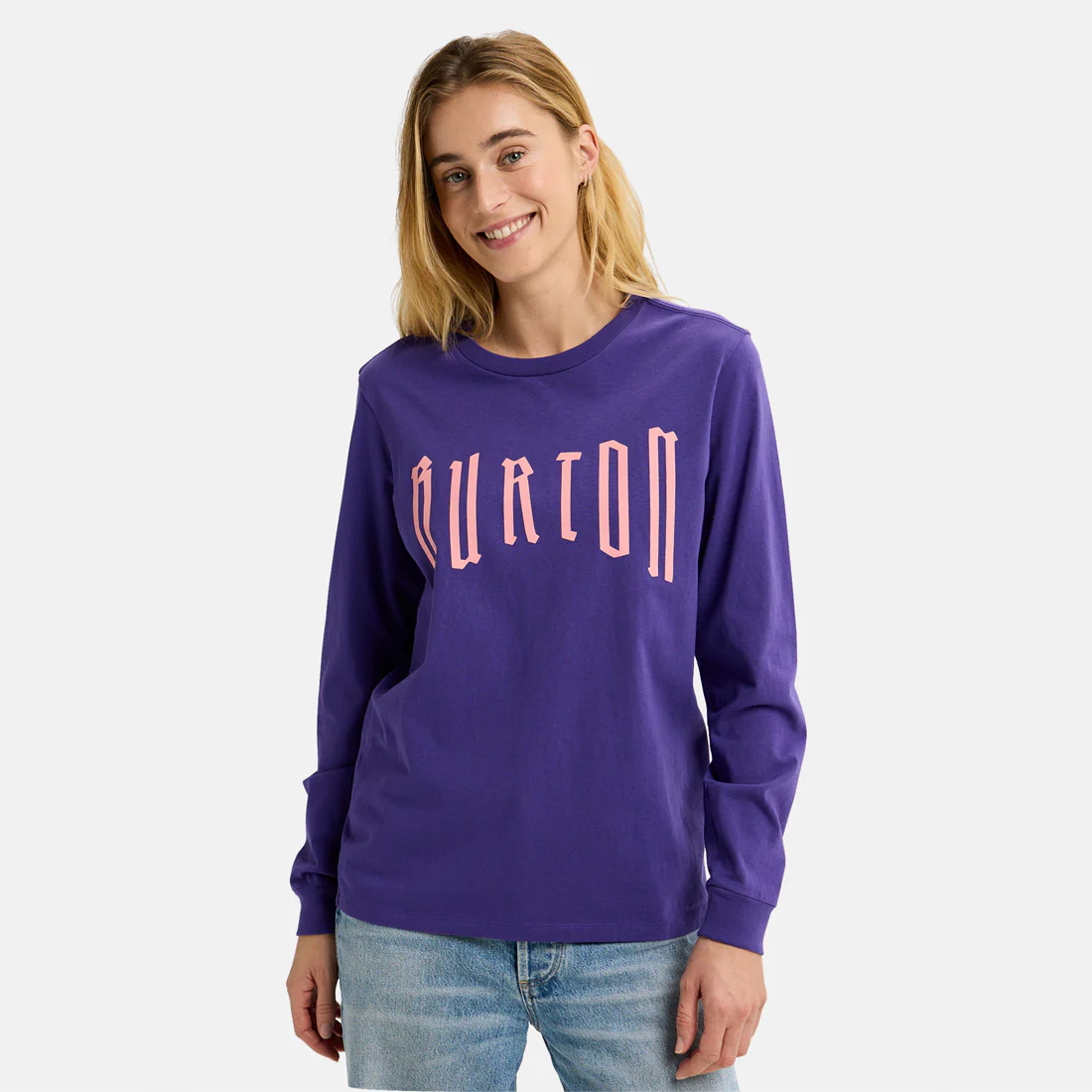 BURTON Chinclip Long Sleeve Tee - Prism Violet - Image 2