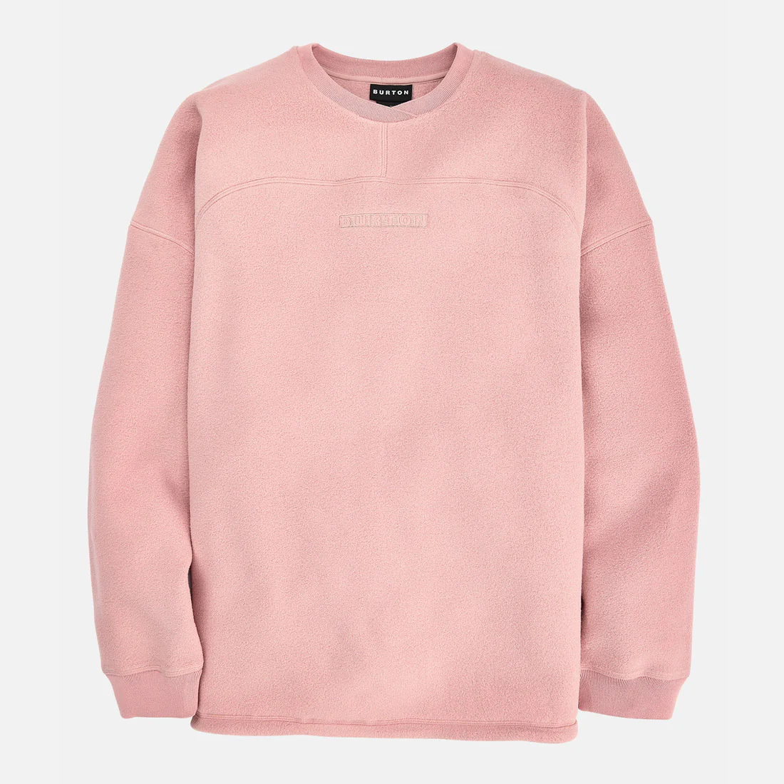 BURTON Cinder Fleece Crew - Powder Blush - Image 5