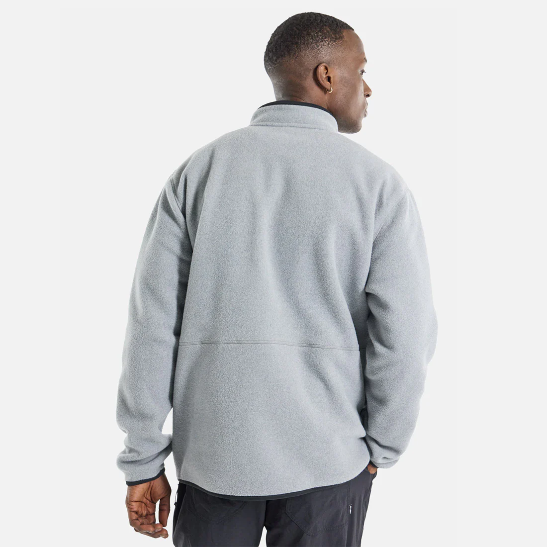 BURTON Cinder Fleece Full Zip - Gray Heather - Image 2