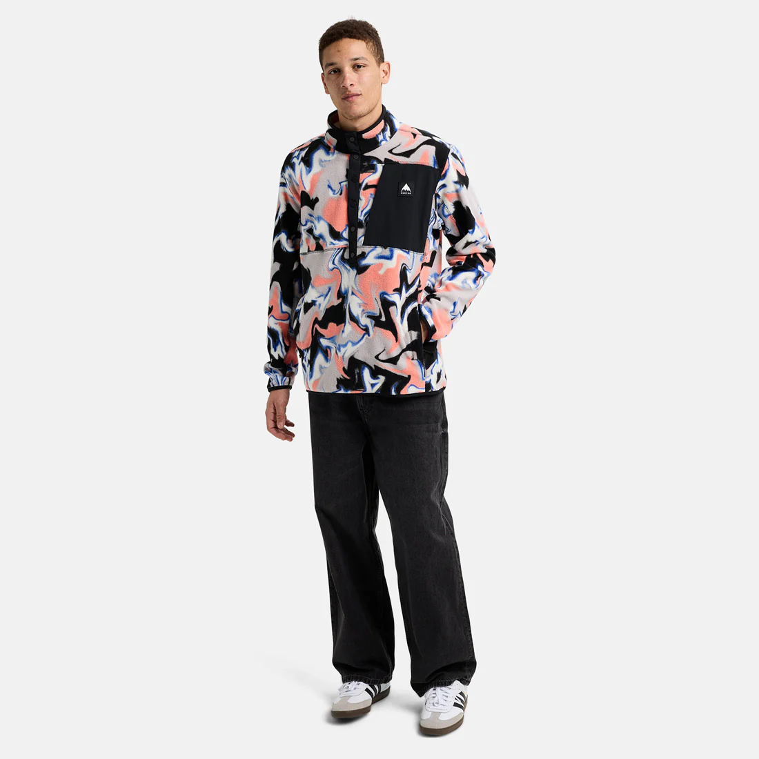 BURTON Cinder Fleece Pullover - Dazed - Image 4