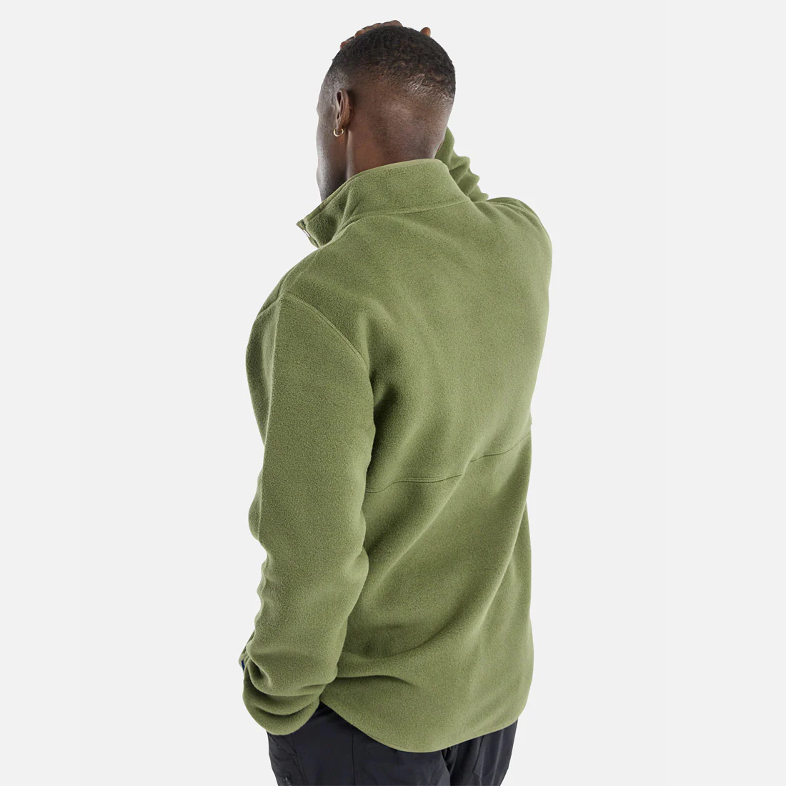 BURTON Cinder Fleece Pullover - Forest Moss - Image 3