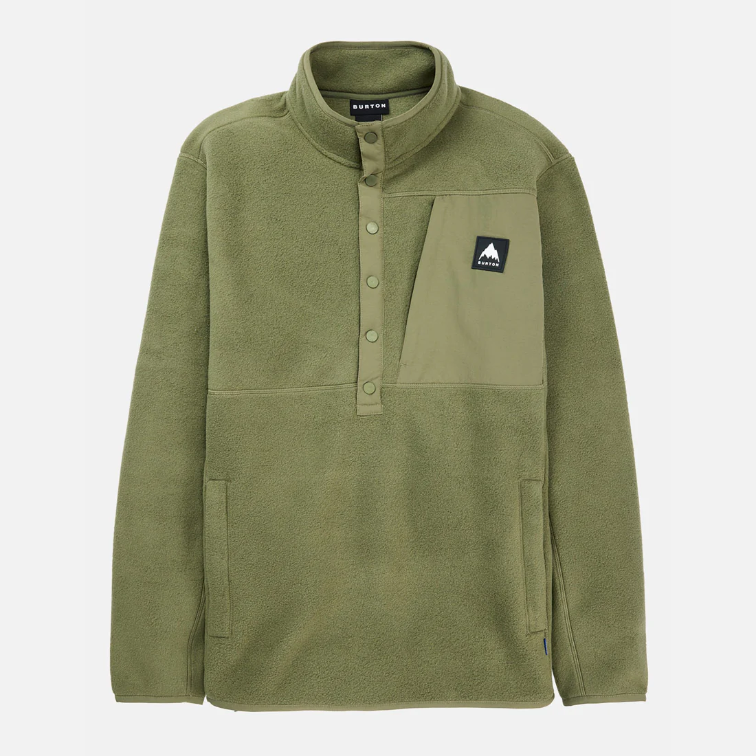 BURTON Cinder Fleece Pullover - Forest Moss - Image 5