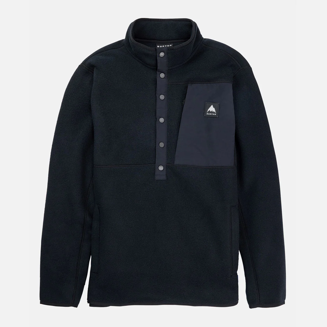 BURTON Cinder Fleece Pullover - True Black - Image 5