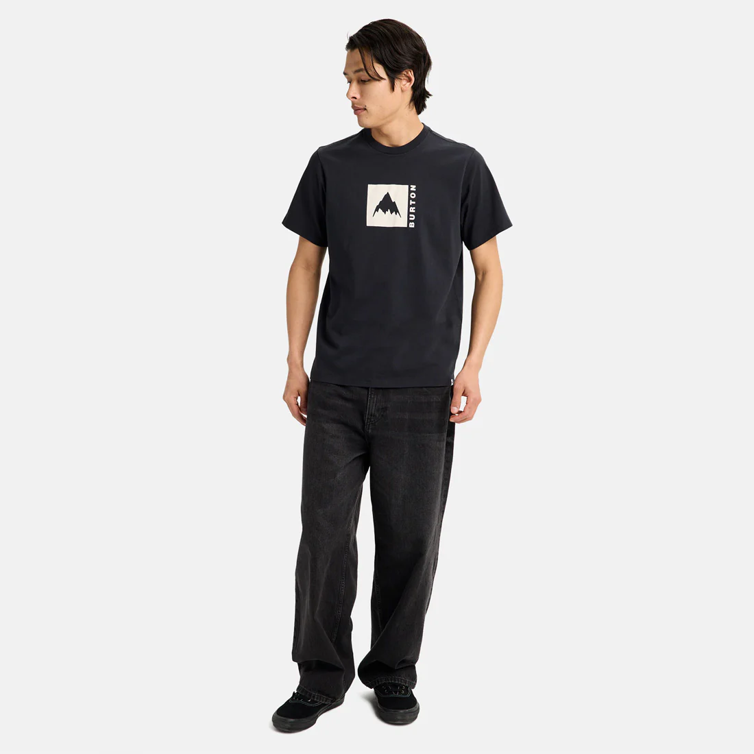 BURTON Classic Mountain High Tee - True Black - Image 5