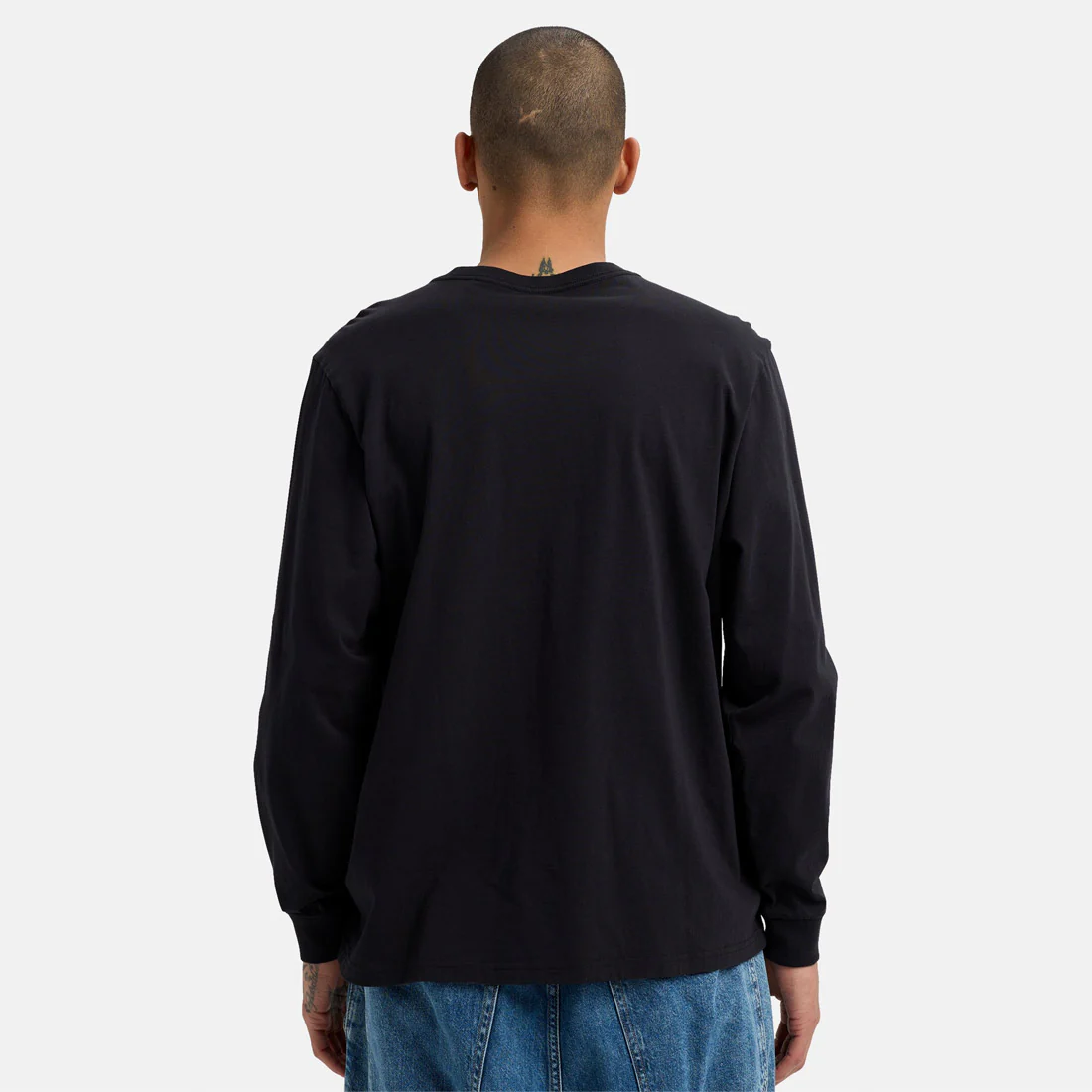 BURTON Colfax Long Sleeve Tee - True Black - Image 3