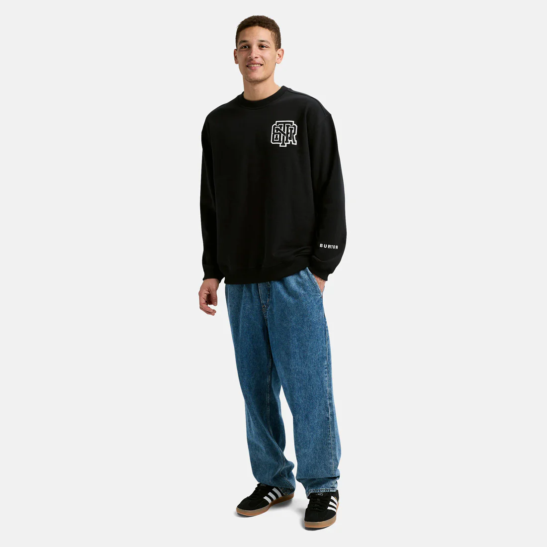 BURTON Collegiate Crew - True Black - Image 5