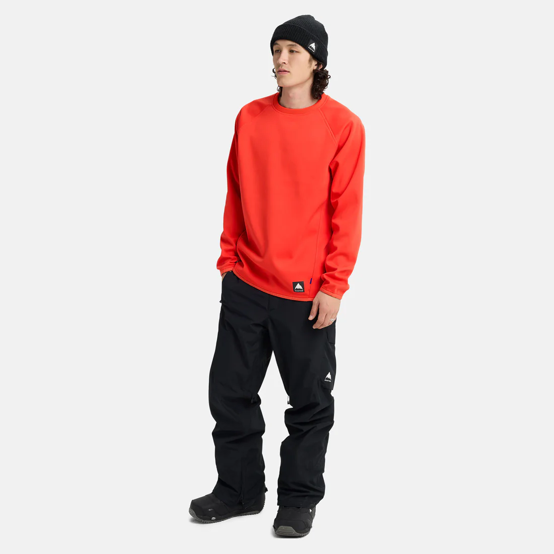 BURTON Crown Weatherproof Crew - Fiesta Red - Image 4