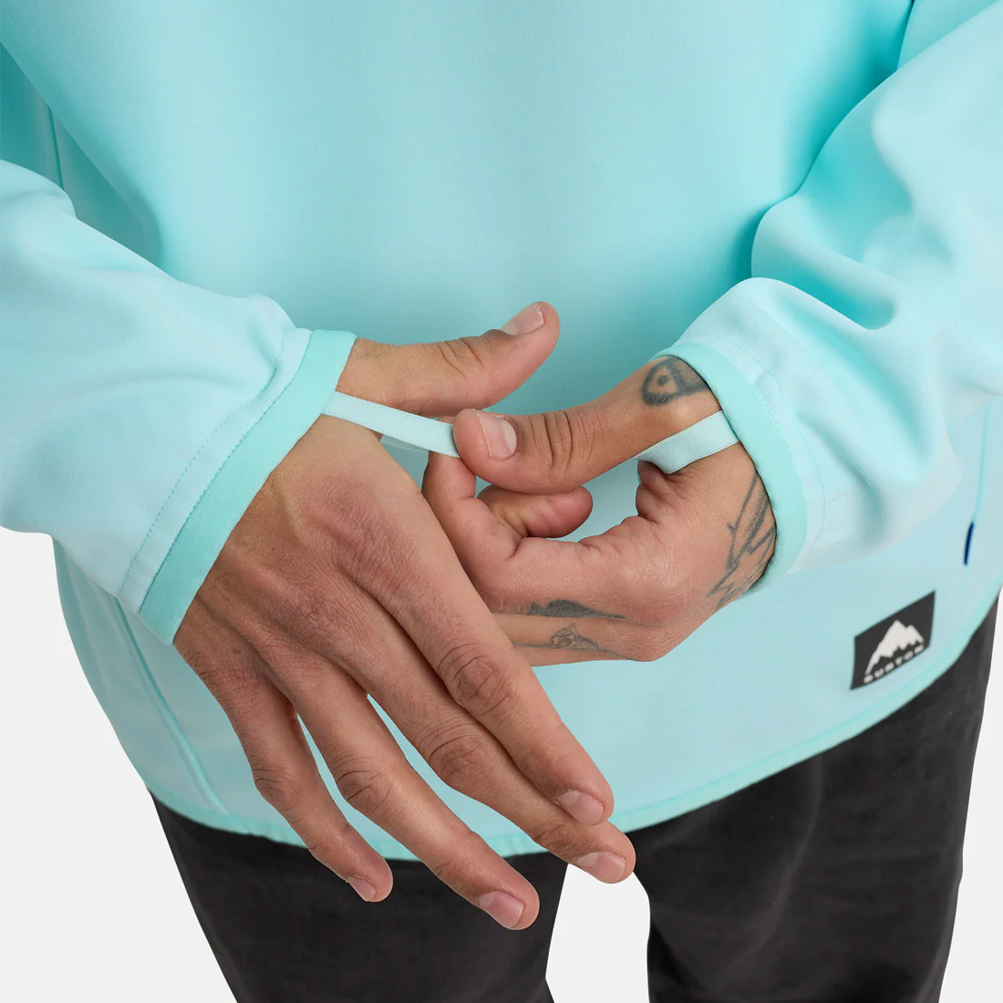 BURTON Crown Weatherproof Crew - Light Teal - Image 3