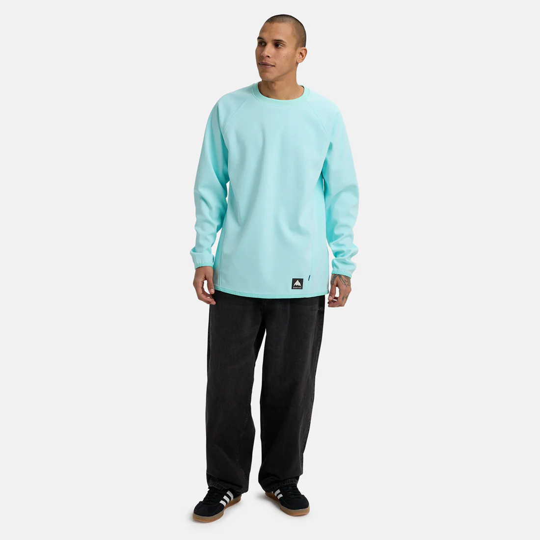 BURTON Crown Weatherproof Crew - Light Teal - Image 4