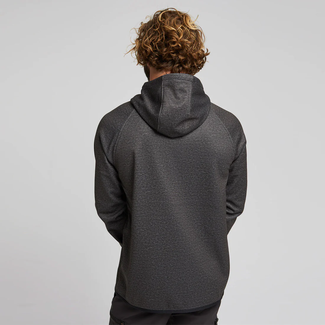 BURTON Crown Weatherproof Pullover Hood - True Black Heather - Image 4