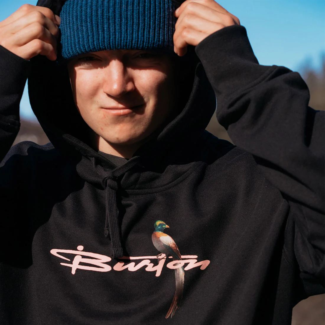 BURTON Custom 26 Pullover Hood - True Black - Image 7