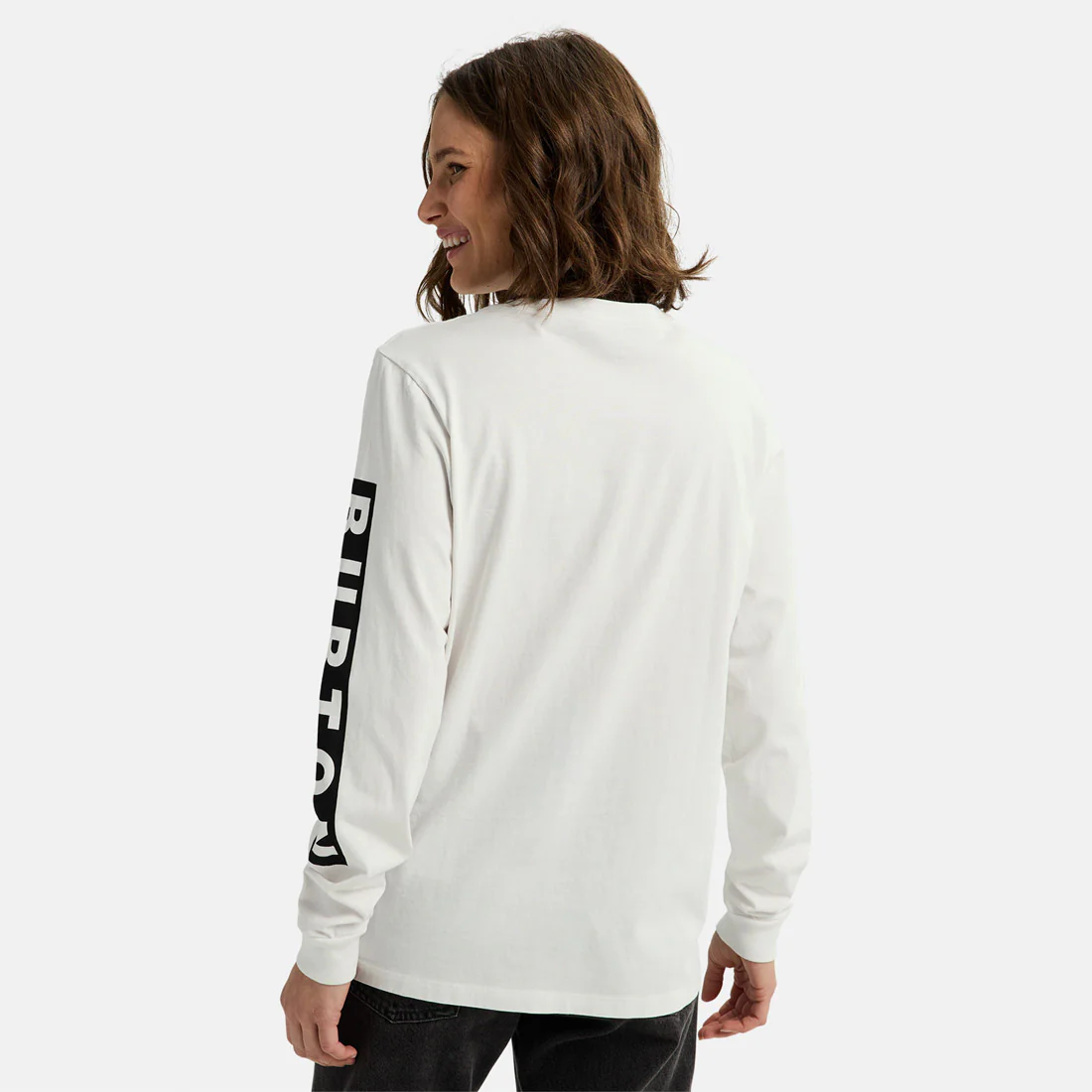BURTON Elite Long Sleeve Tee - Stout White - Image 4