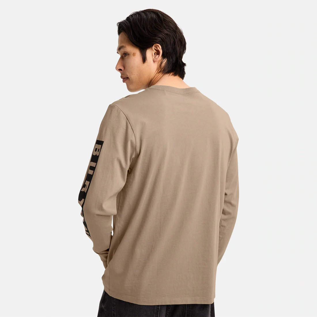 BURTON Elite Long Sleeve Tee - Summit Taupe - Image 3