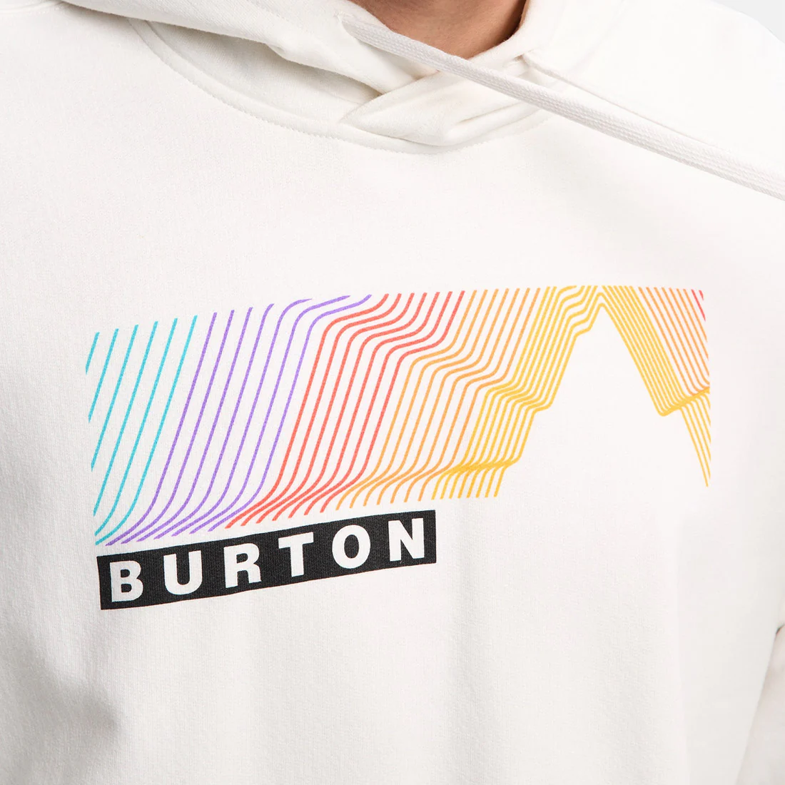 BURTON Elmore Pullover Hood - Stout White - Image 3