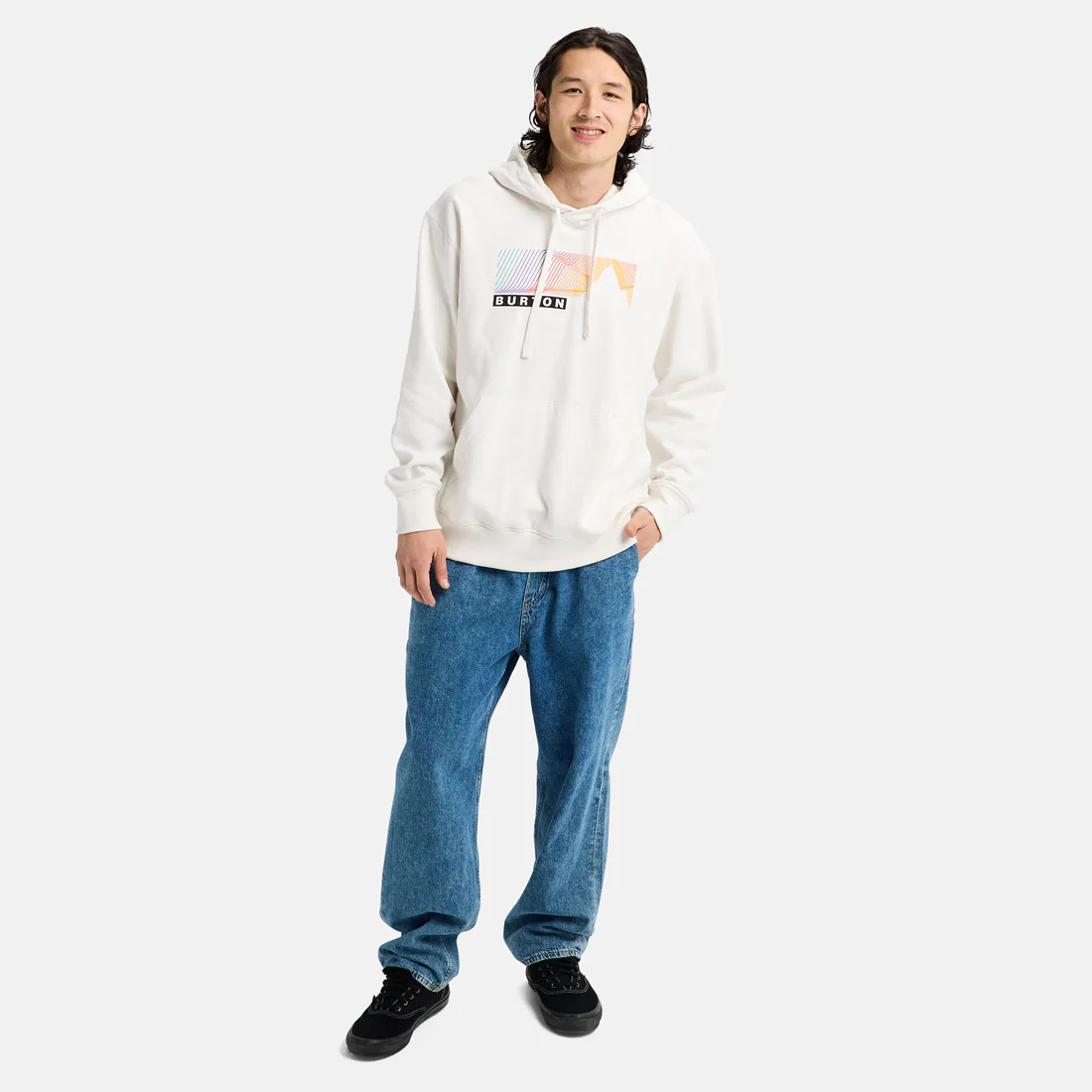 BURTON Elmore Pullover Hood - Stout White - Image 4