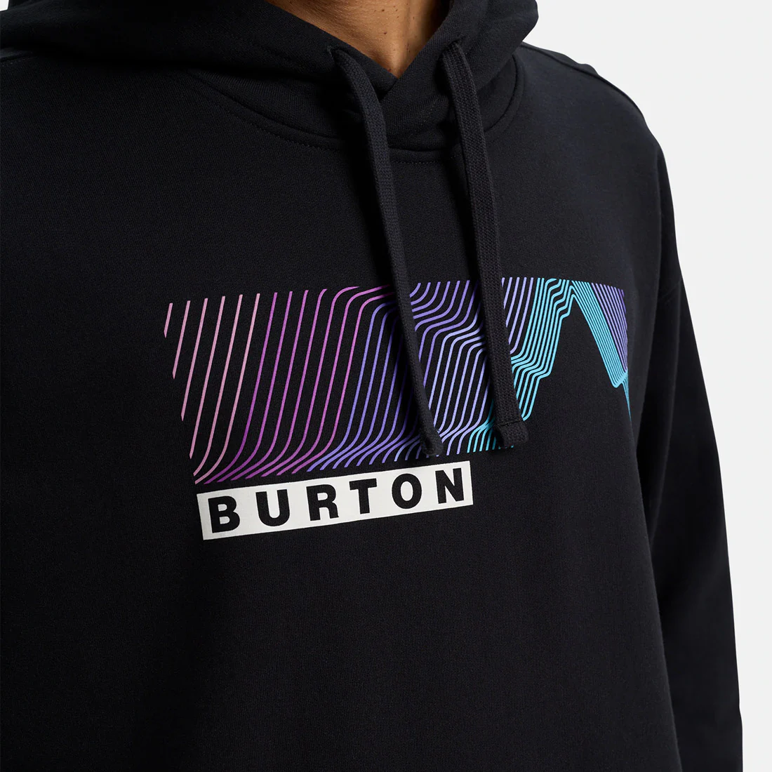 BURTON Elmore Pullover Hood - True Black - Image 3