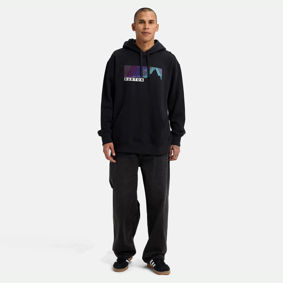 BURTON Elmore Pullover Hood - True Black - Image 4