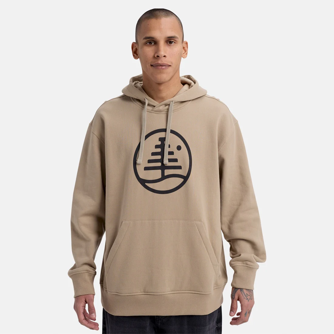 BURTON Family Tree Pullover Hood - Summit Taupe