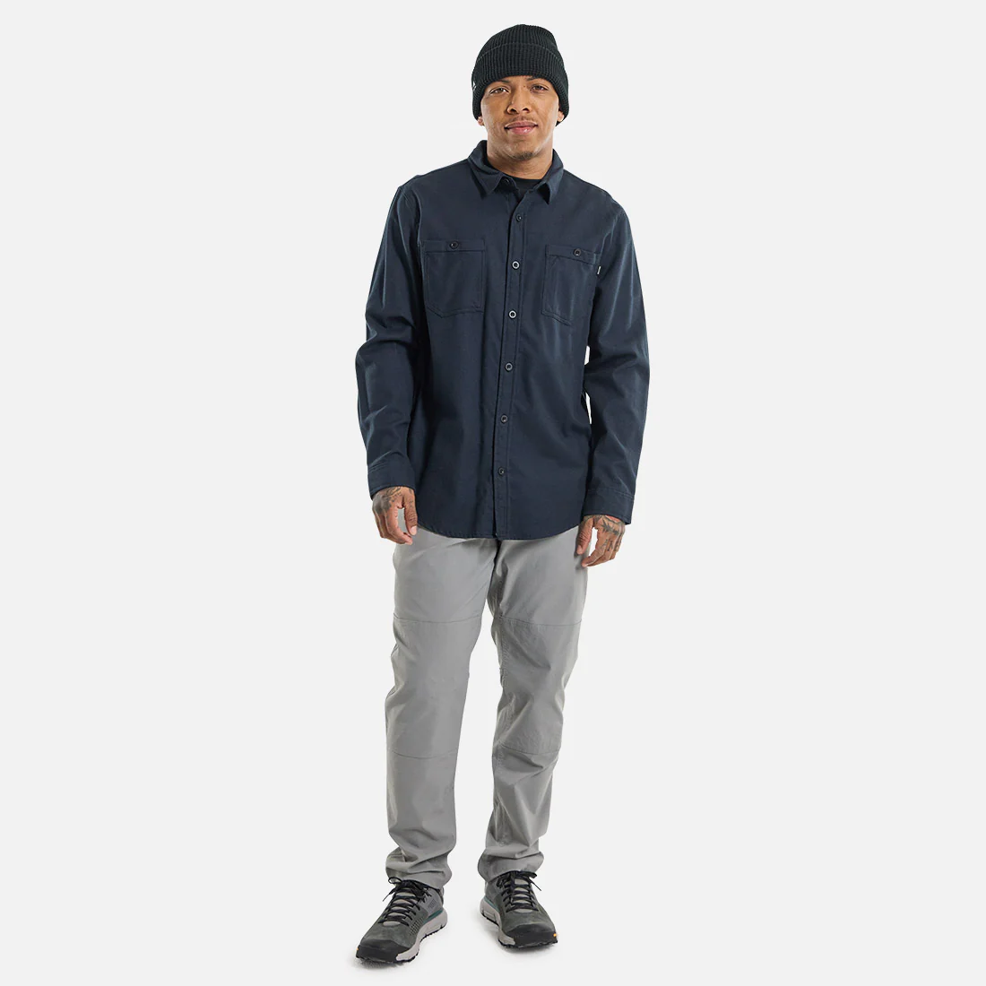 BURTON Favourite Flannel - True Black - Image 4