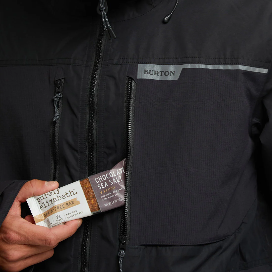 BURTON Frostner Jacket 2025 - True Black - Image 4