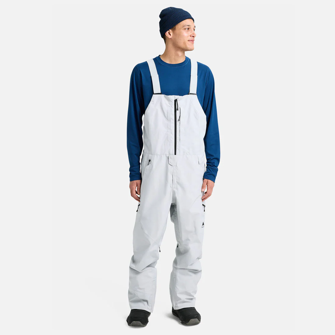 BURTON Gore-Tex 2L Reserve Bib Pant 2026 - Gray Cloud - Image 3