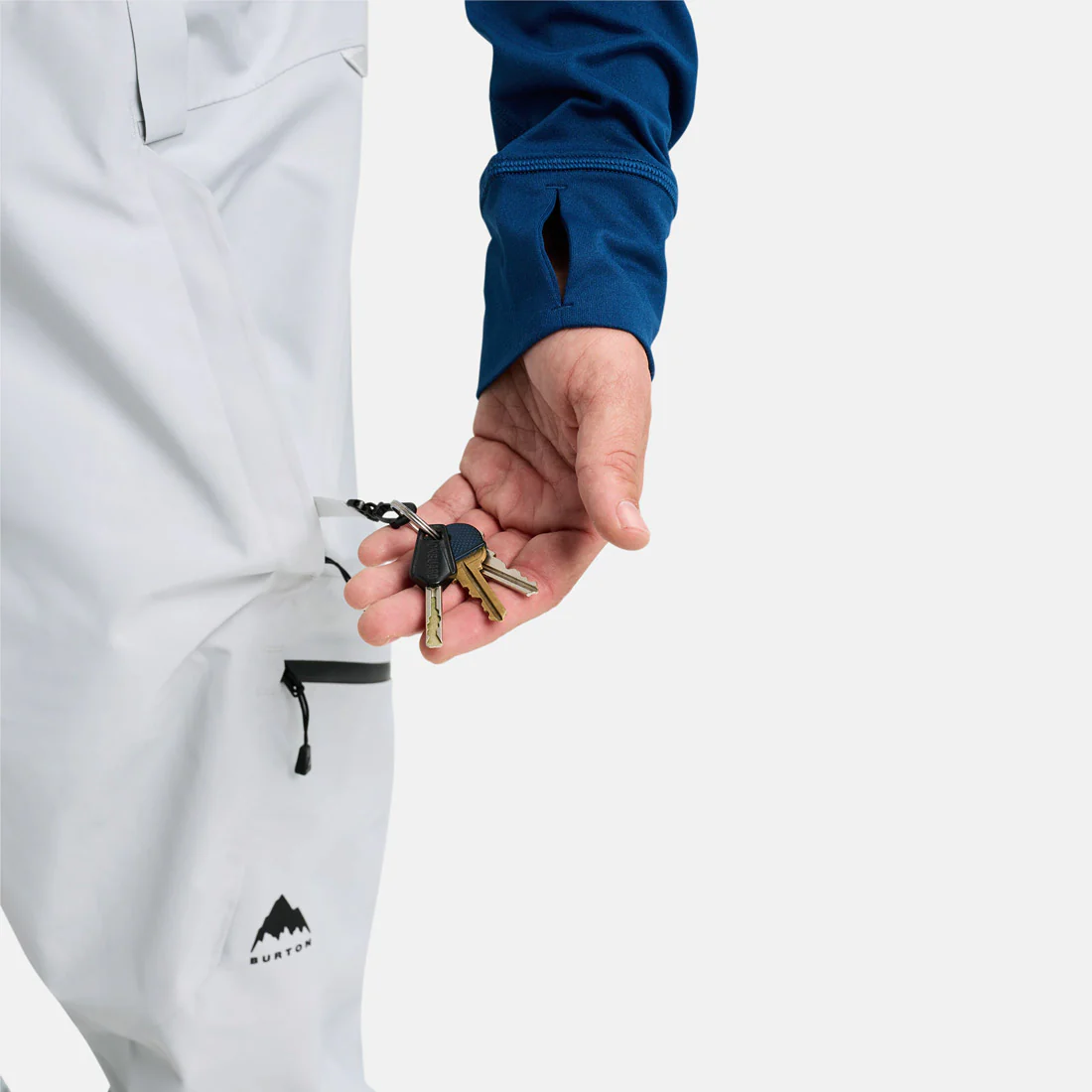 BURTON Gore-Tex 2L Reserve Bib Pant 2026 - Gray Cloud - Image 6