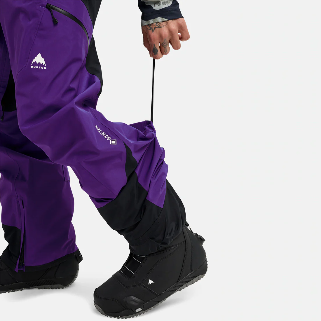 BURTON Gore-Tex 2L Reserve Bib Pant 2026 - Prism Violet/True Black - Image 6