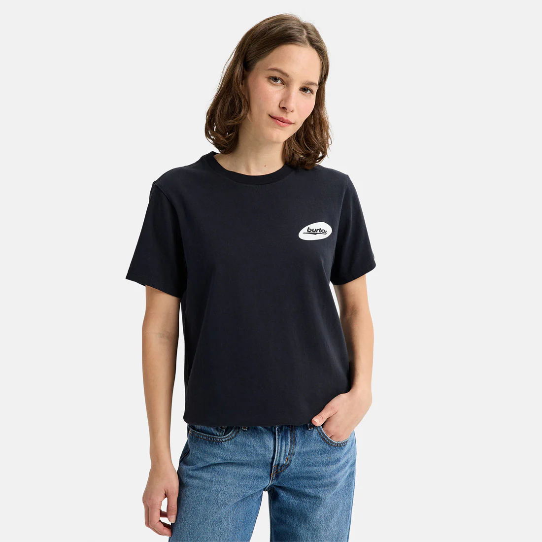 BURTON Heavyweight Logo Tee - True Black - Image 2