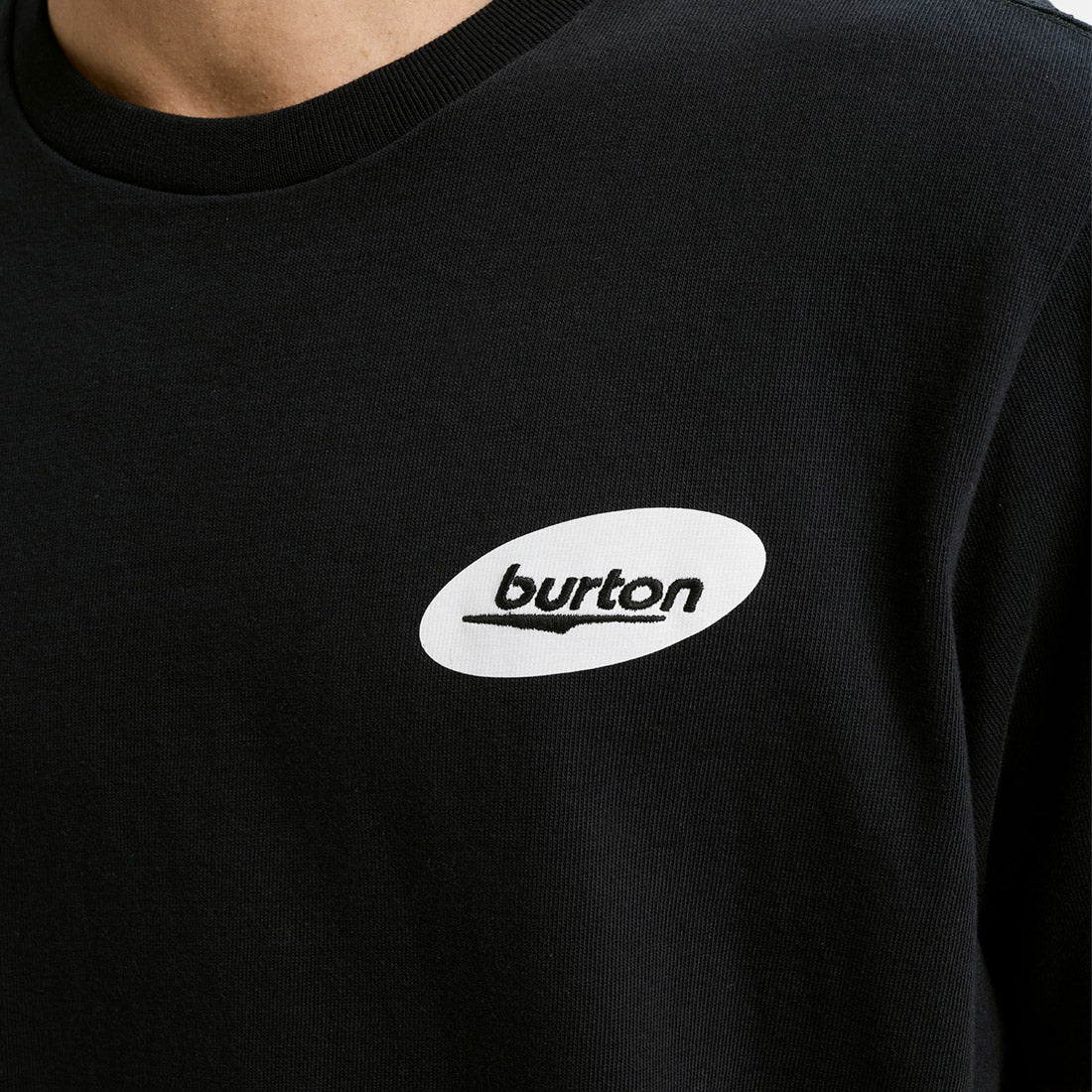 BURTON Heavyweight Logo Tee - True Black - Image 4