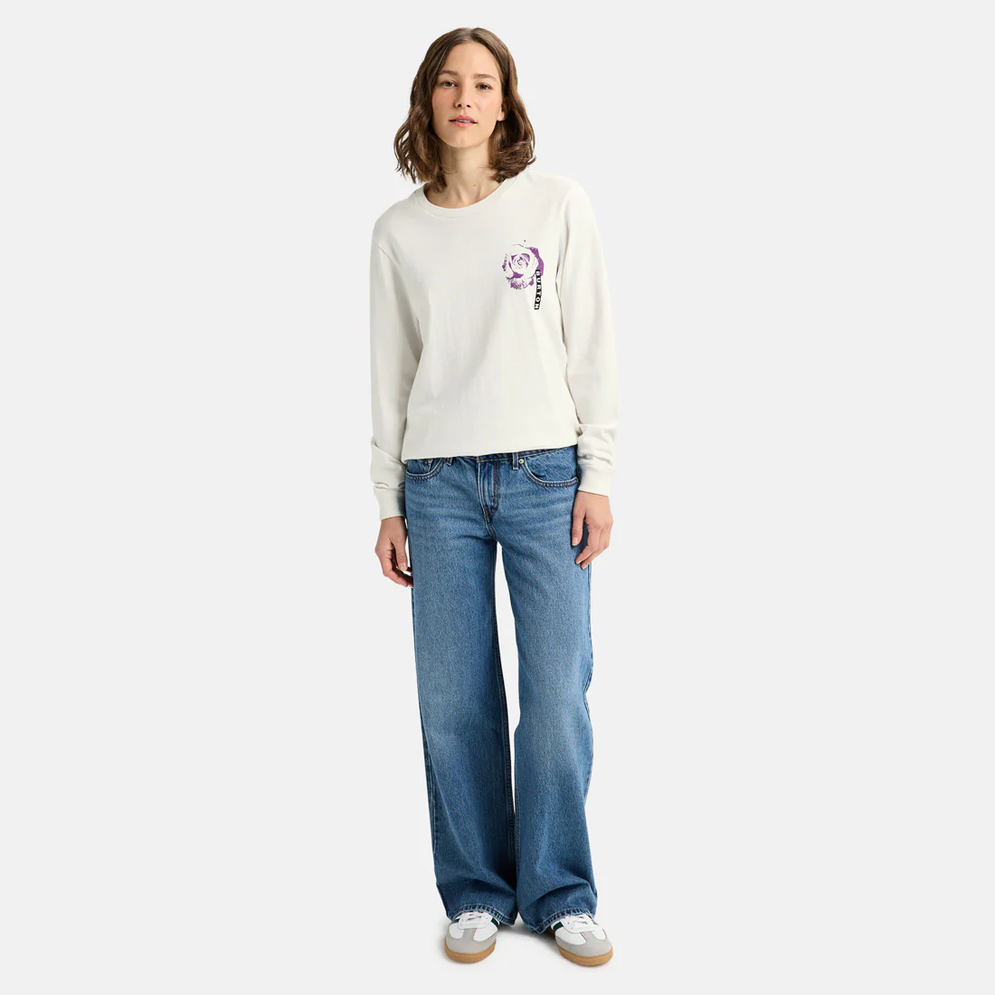 BURTON Heavyweight PJ Artist Long Sleeve Tee - Stout White - Image 6
