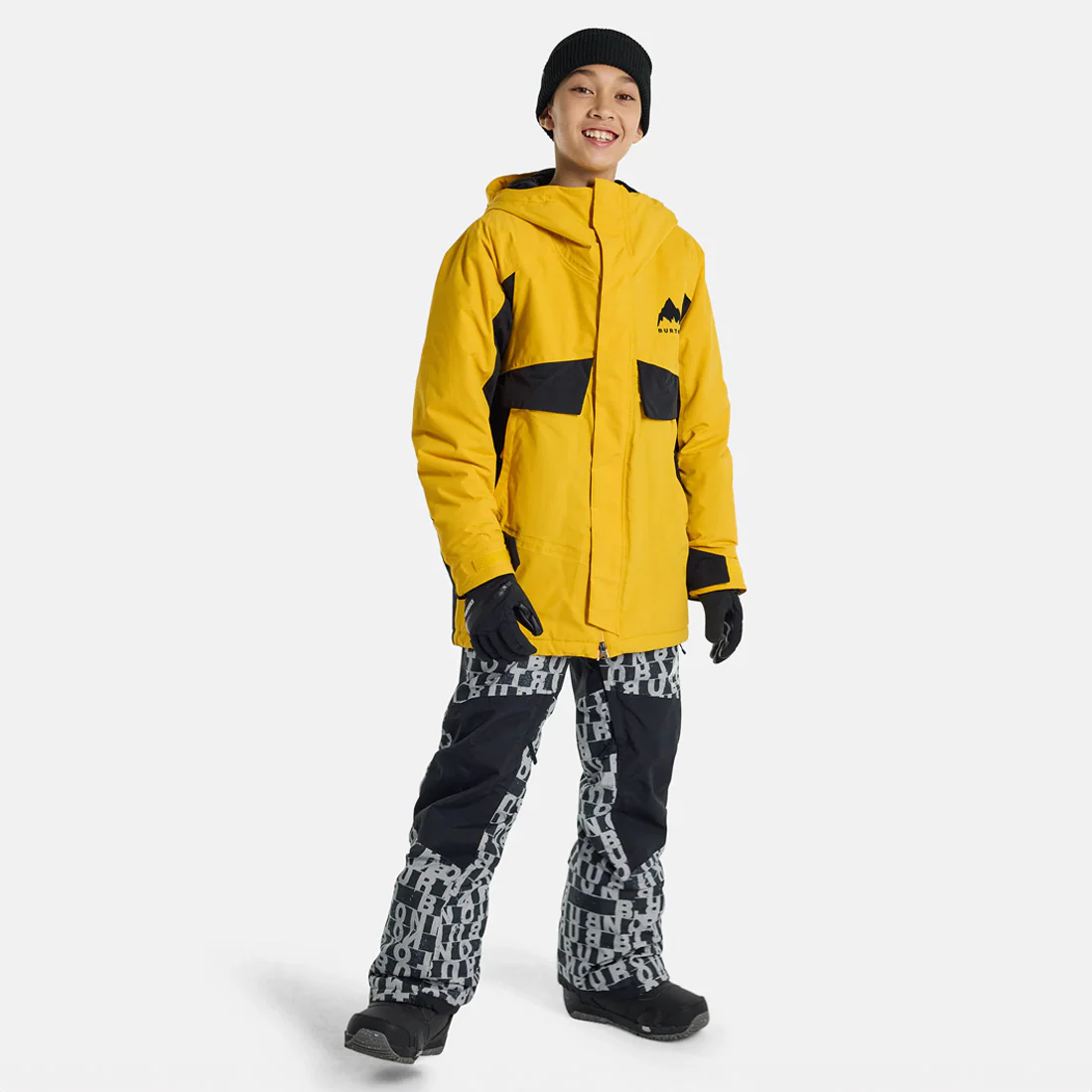 BURTON Kids' Ascutney Jacket 2026 - Goldenrod/True Black - Image 2