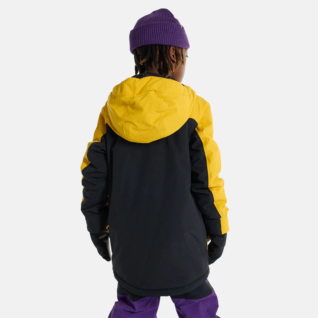 BURTON Kids' Ascutney Jacket 2026 - Goldenrod/True Black - Image 3