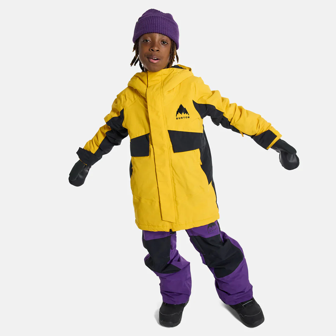 BURTON Kids' Ascutney Jacket 2026 - Goldenrod/True Black - Image 9