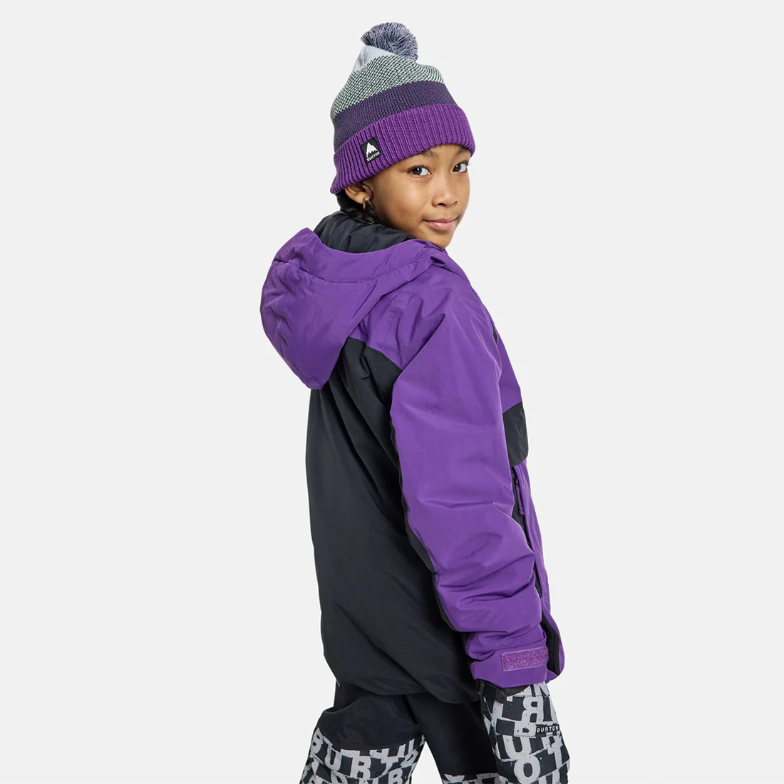BURTON Kids' Ascutney Jacket 2026 - Imperial Purple/True Black - Image 2