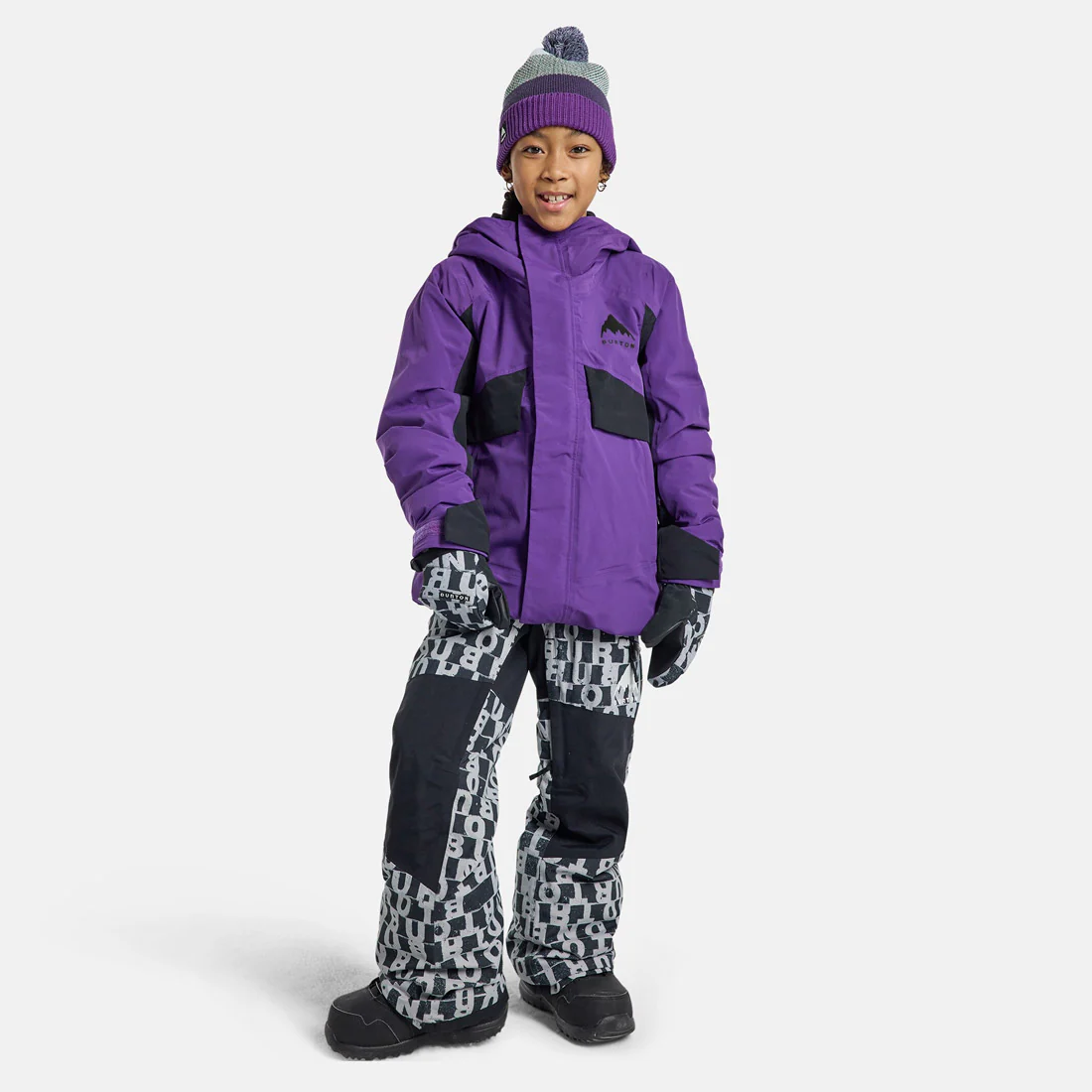 BURTON Kids' Ascutney Jacket 2026 - Imperial Purple/True Black - Image 8