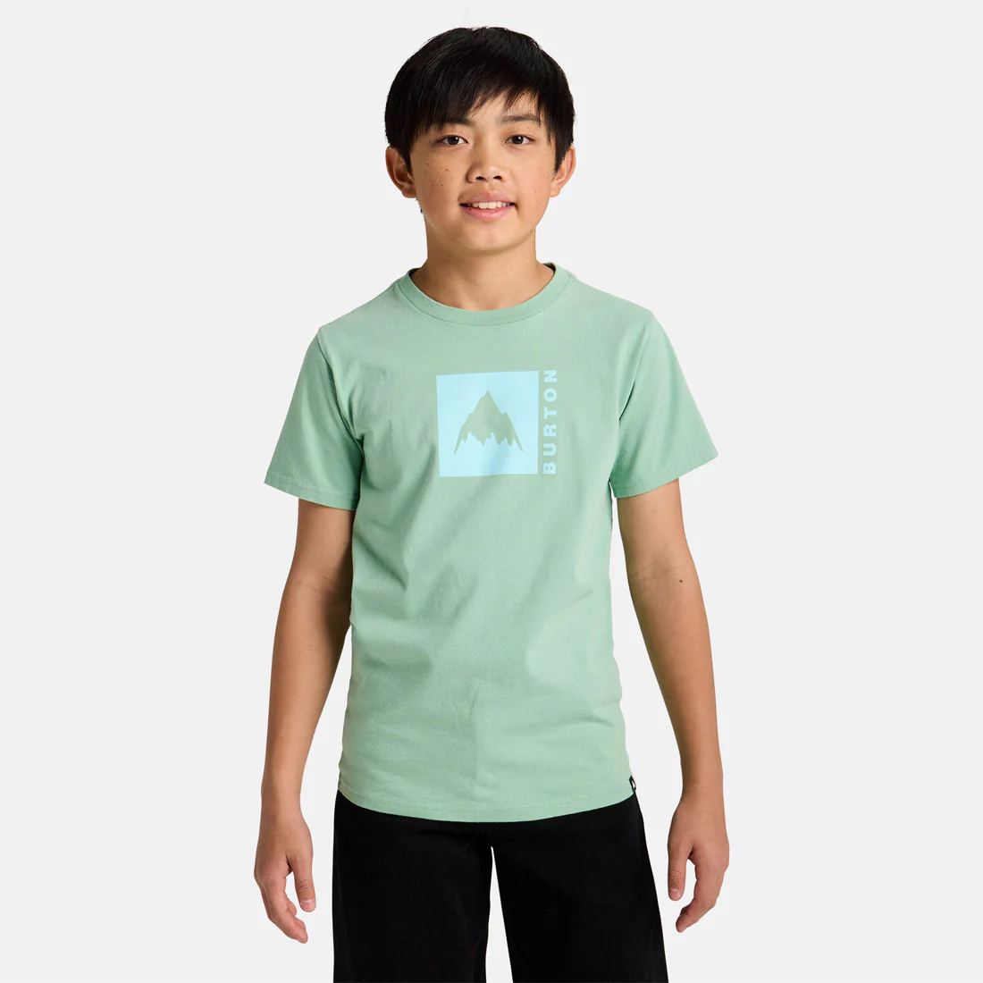 BURTON Kids' Classic Mountain High Tee - Soft Sage - Image 2