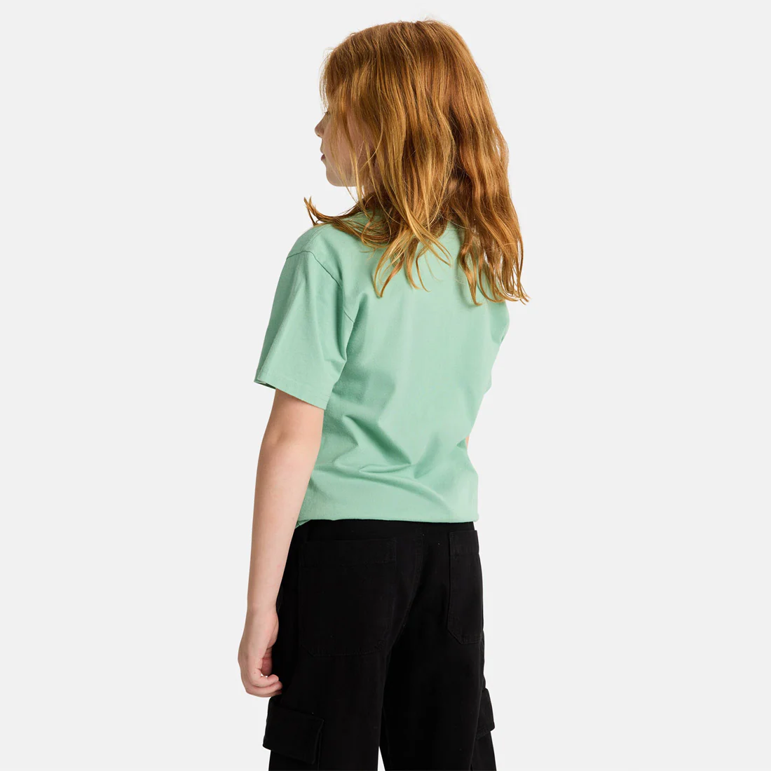 BURTON Kids' Classic Mountain High Tee - Soft Sage - Image 3
